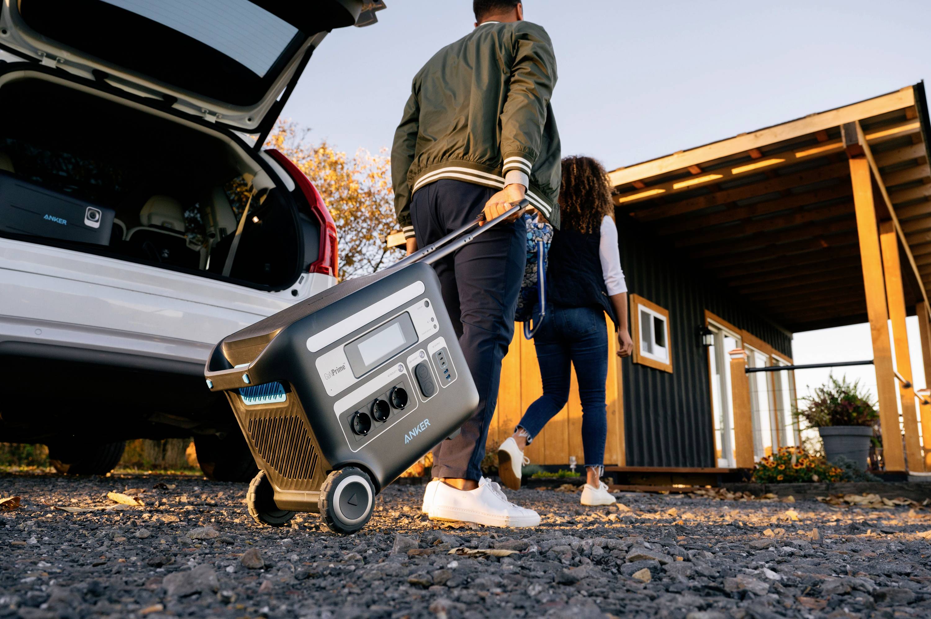 Anker SOLIX F2000 Powerstation Lithiumeisenphosphat LED Taschenlampe, Outdoor