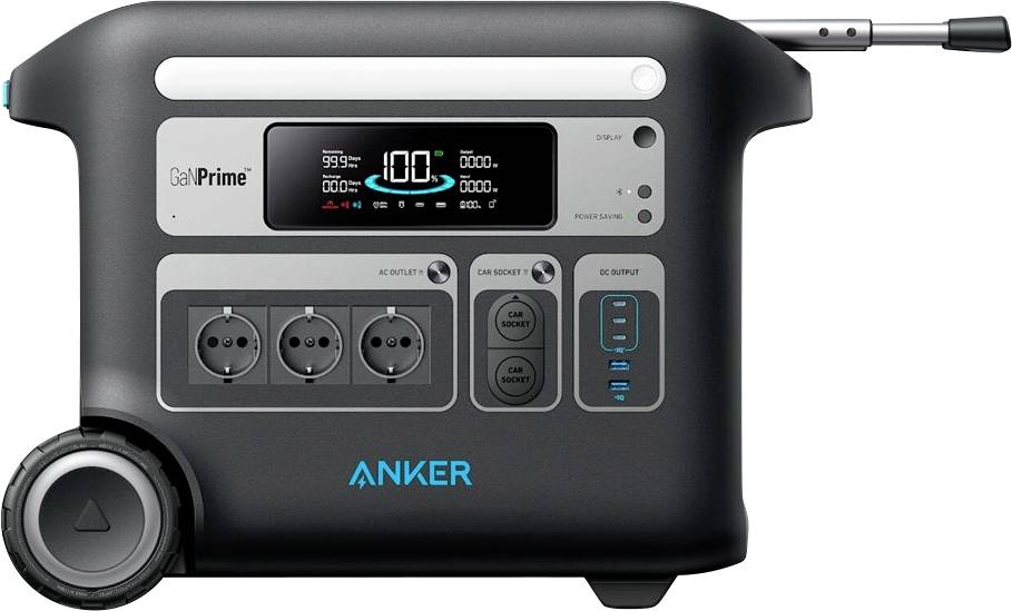 Anker SOLIX F2000 Powerstation Lithiumeisenphosphat LED Taschenlampe, Outdoor