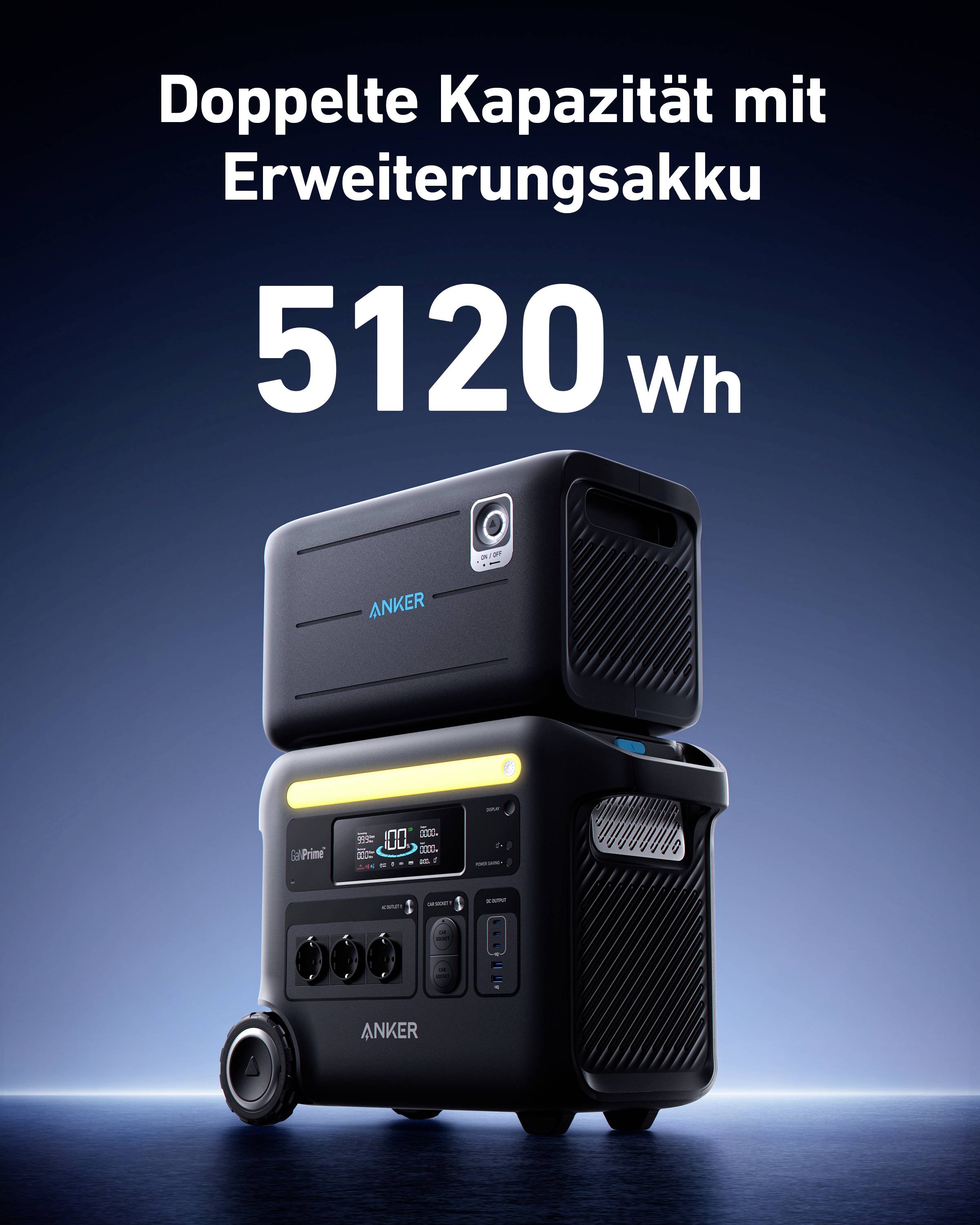 Anker SOLIX F2600 Powerstation Lithiumeisenphosphat Outdoor
