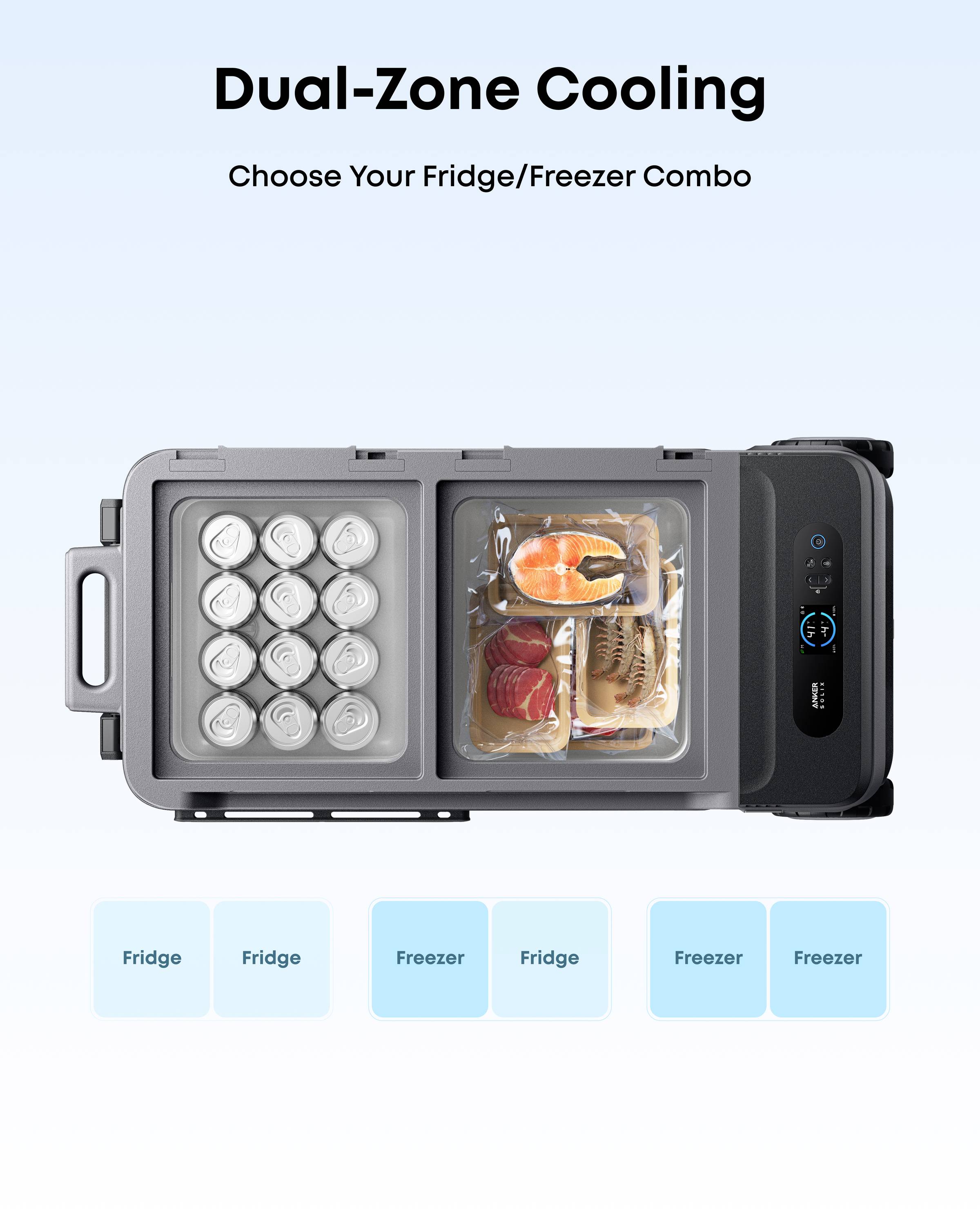 Anker SOLIX EverFrost 2 Akku-Kühlbox EEK: C (A - G) 58 l -20°C bis 20 °C