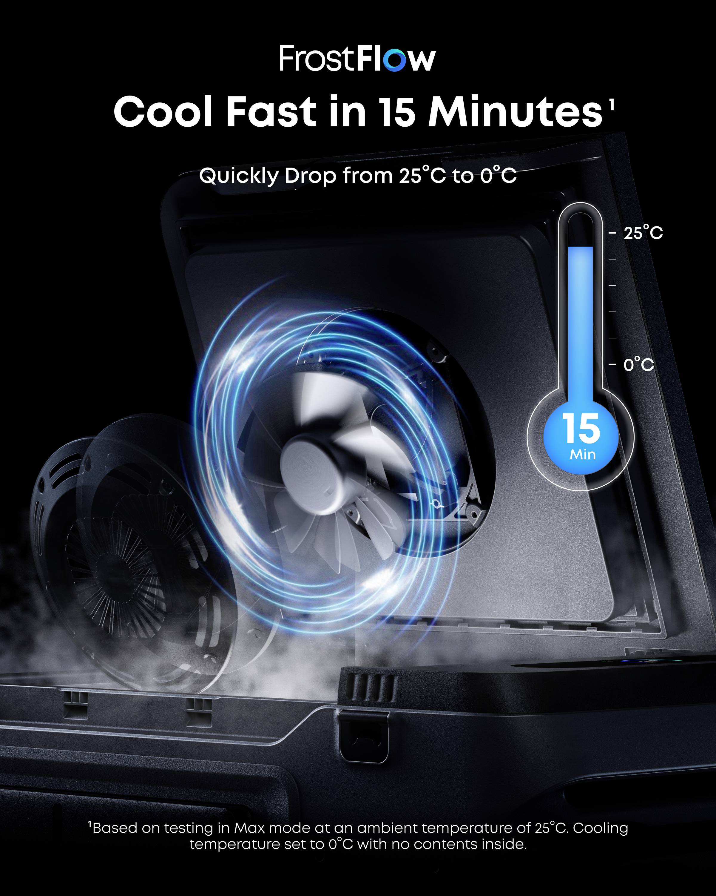 Anker SOLIX EverFrost 2 Akku-Kühlbox EEK: B (A - G) 40 l -20°C bis 20 °C