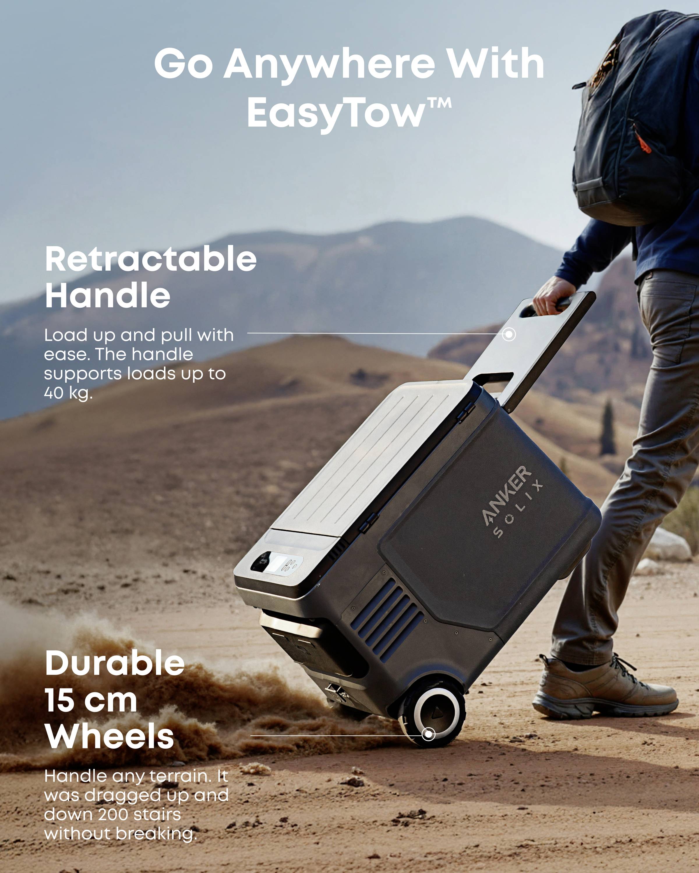 Anker SOLIX EverFrost 2 Akku-Kühlbox EEK: B (A - G) 40l -20°C bis 20°C