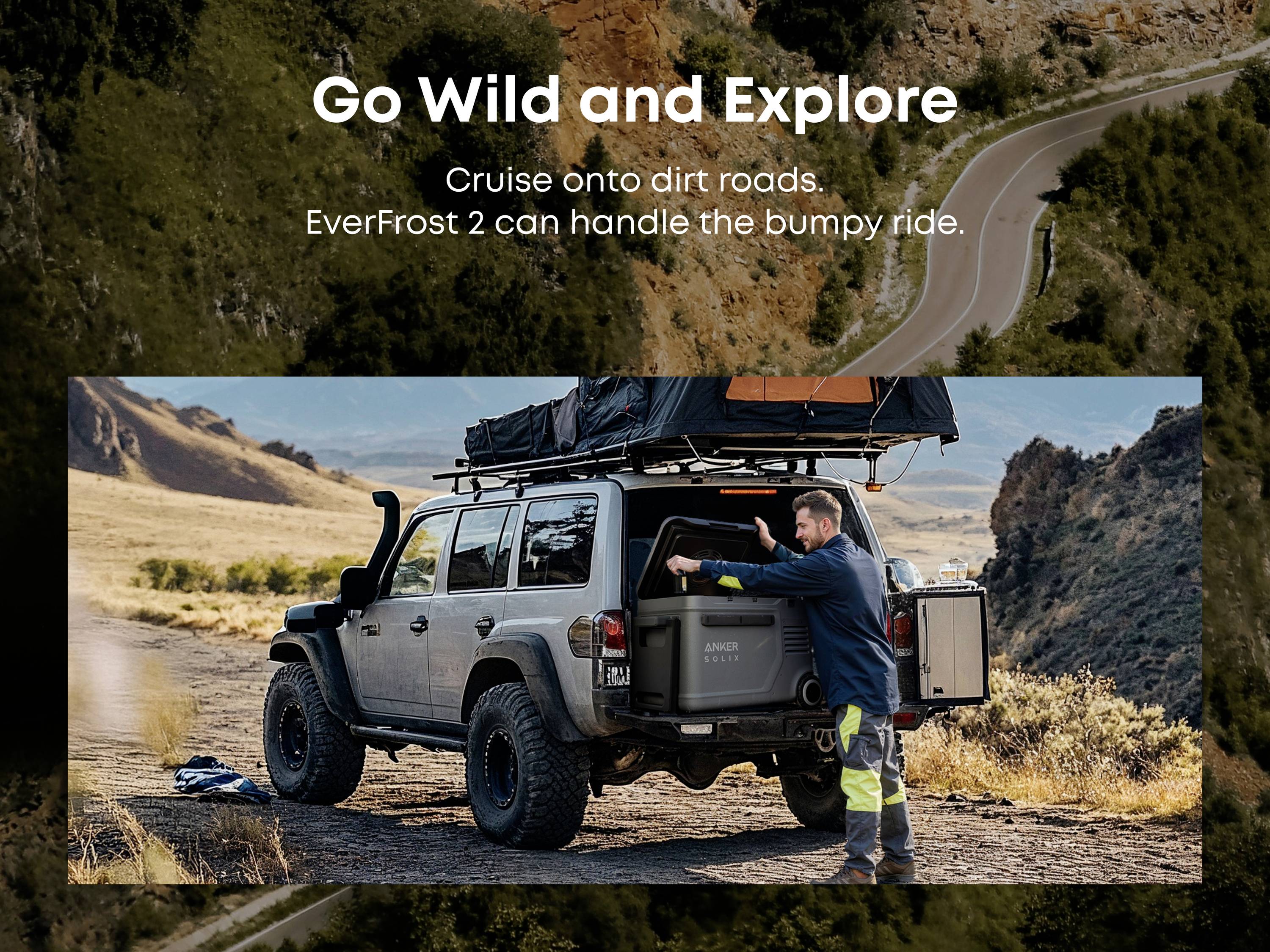 Anker SOLIX EverFrost 2 Akku-Kühlbox EEK: B (A - G) 40l -20°C bis 20°C