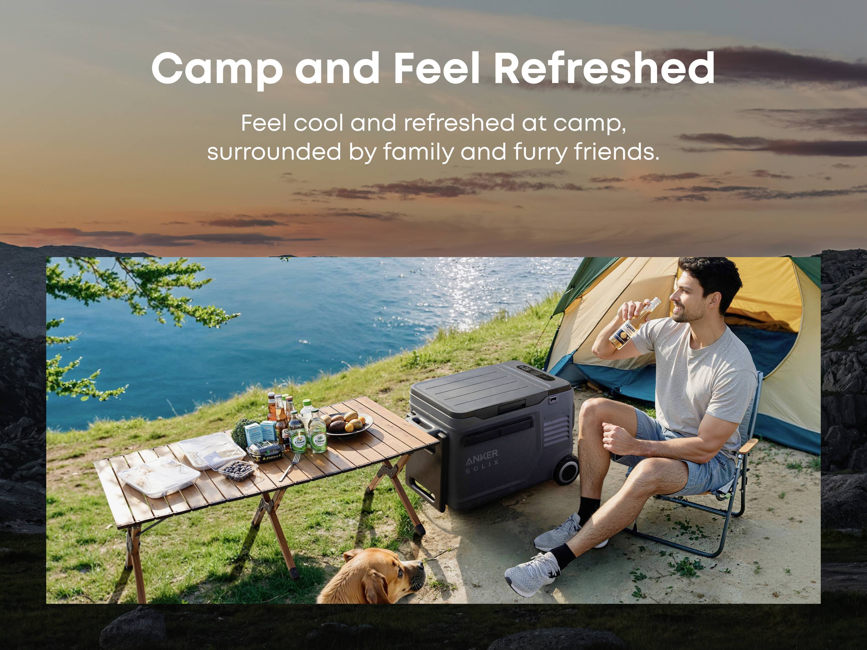 Anker SOLIX EverFrost 2 Akku-Kühlbox EEK: B (A - G) 40 l -20°C bis 20 °C