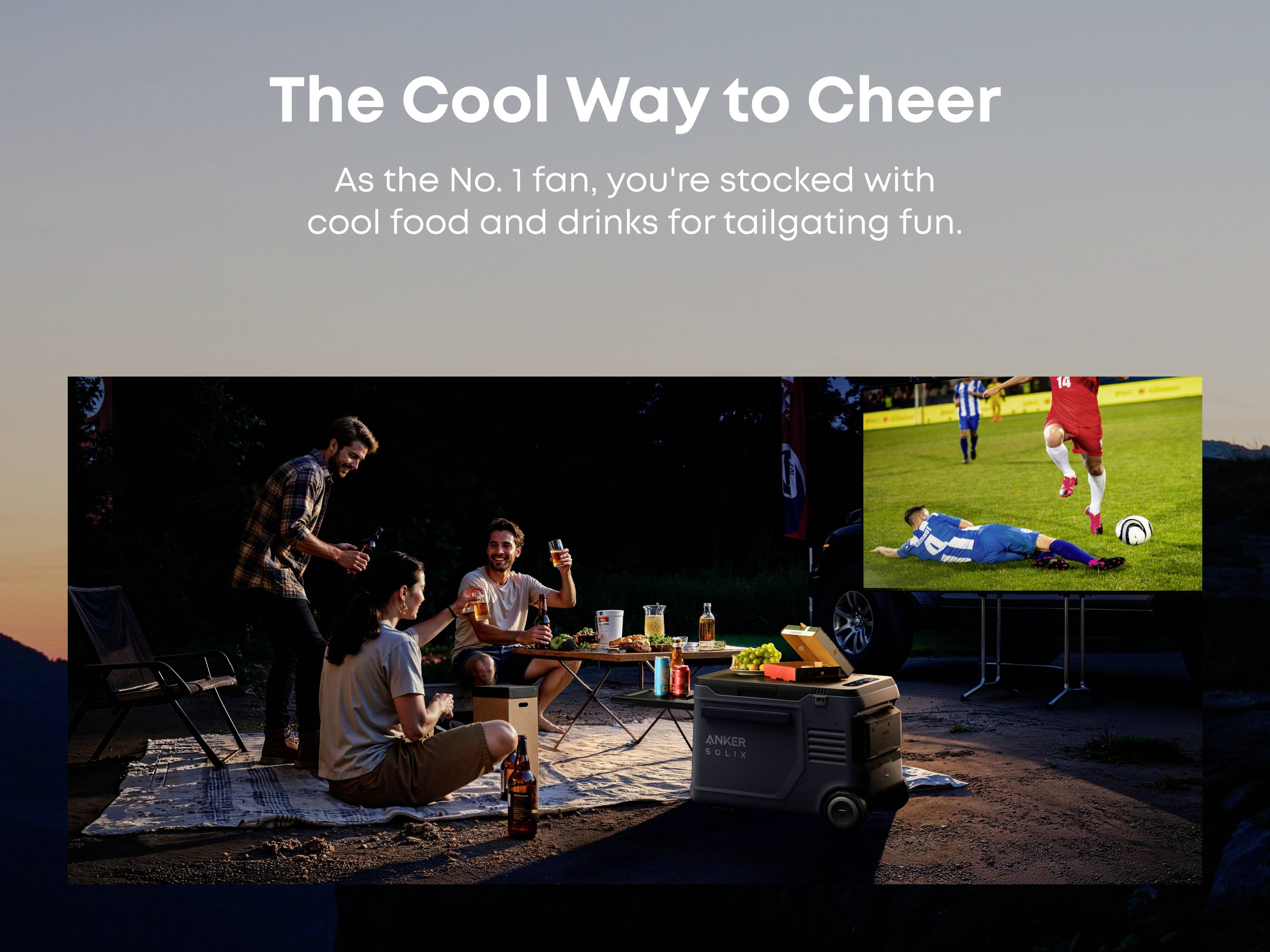 Anker SOLIX EverFrost 2 Akku-Kühlbox EEK: B (A - G) 40 l -20°C bis 20 °C