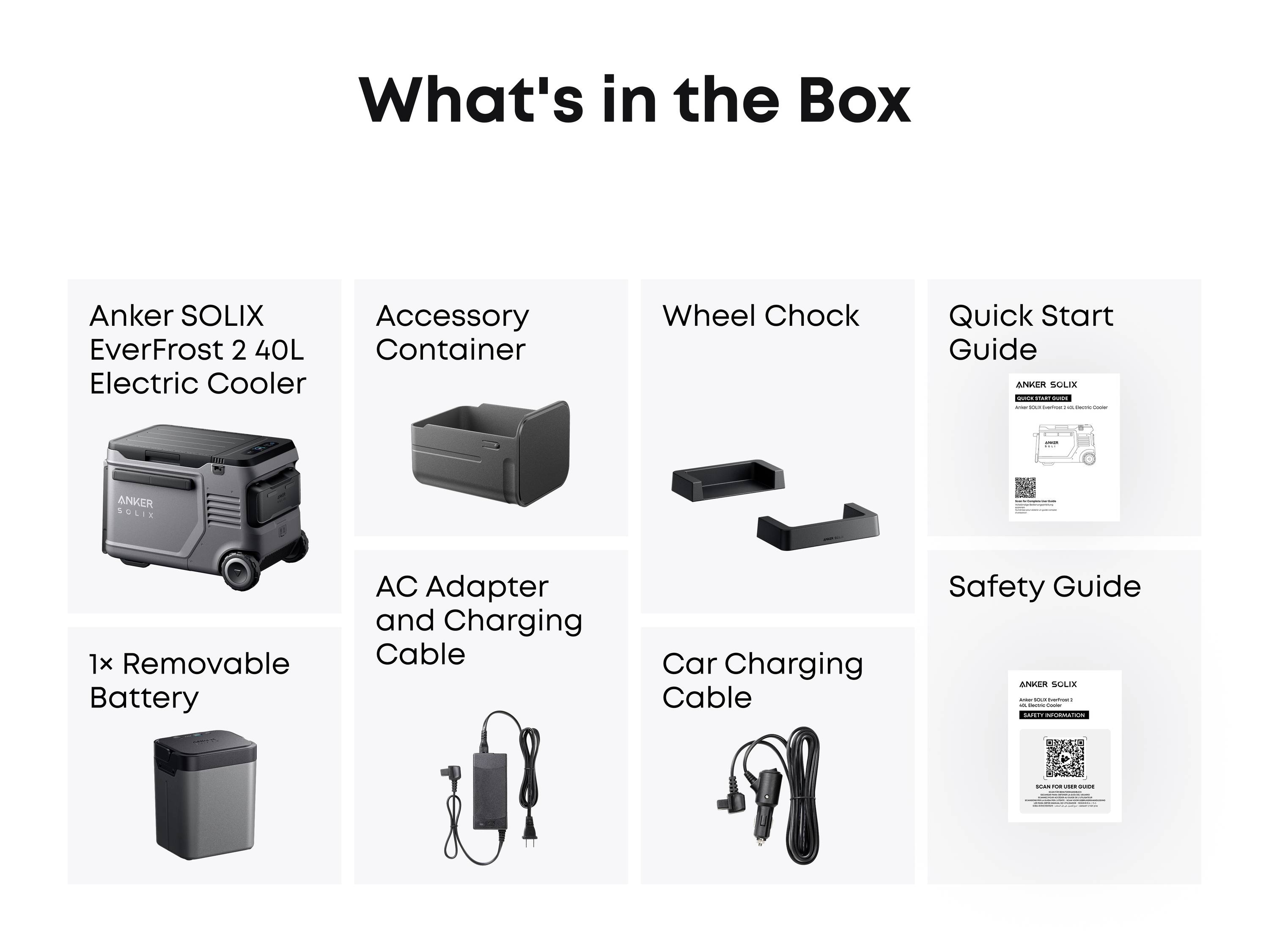 Anker SOLIX EverFrost 2 Akku-Kühlbox EEK: B (A - G) 40 l -20°C bis 20 °C