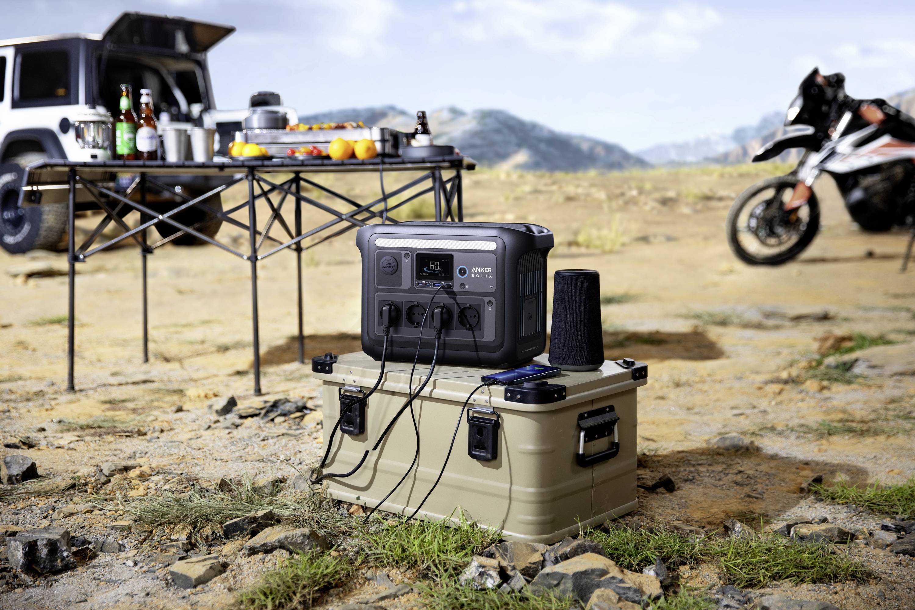 Anker SOLIX C1000X Powerstation Lithiumeisenphosphat Outdoor