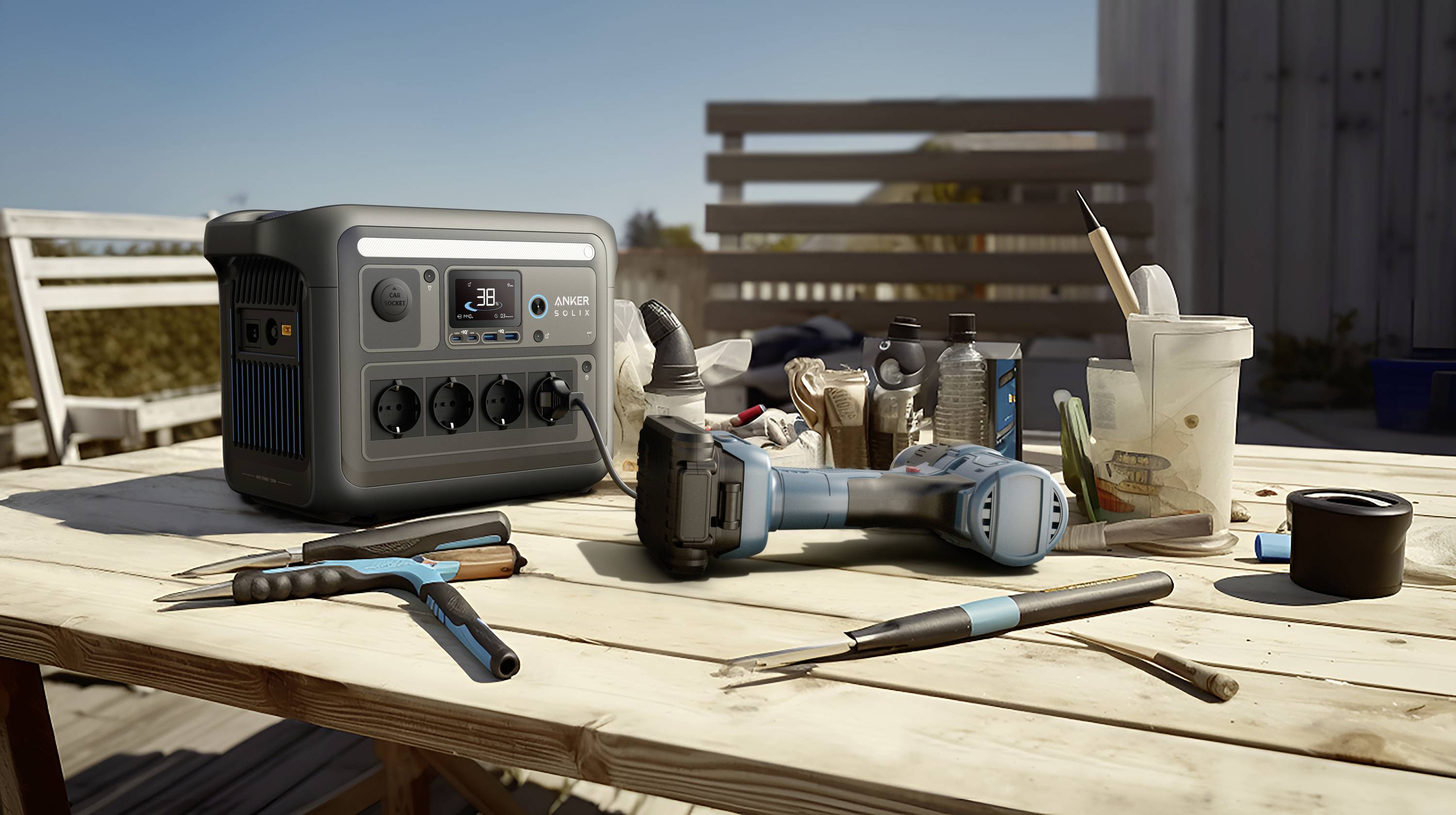 Anker SOLIX C1000X Powerstation Lithiumeisenphosphat Outdoor