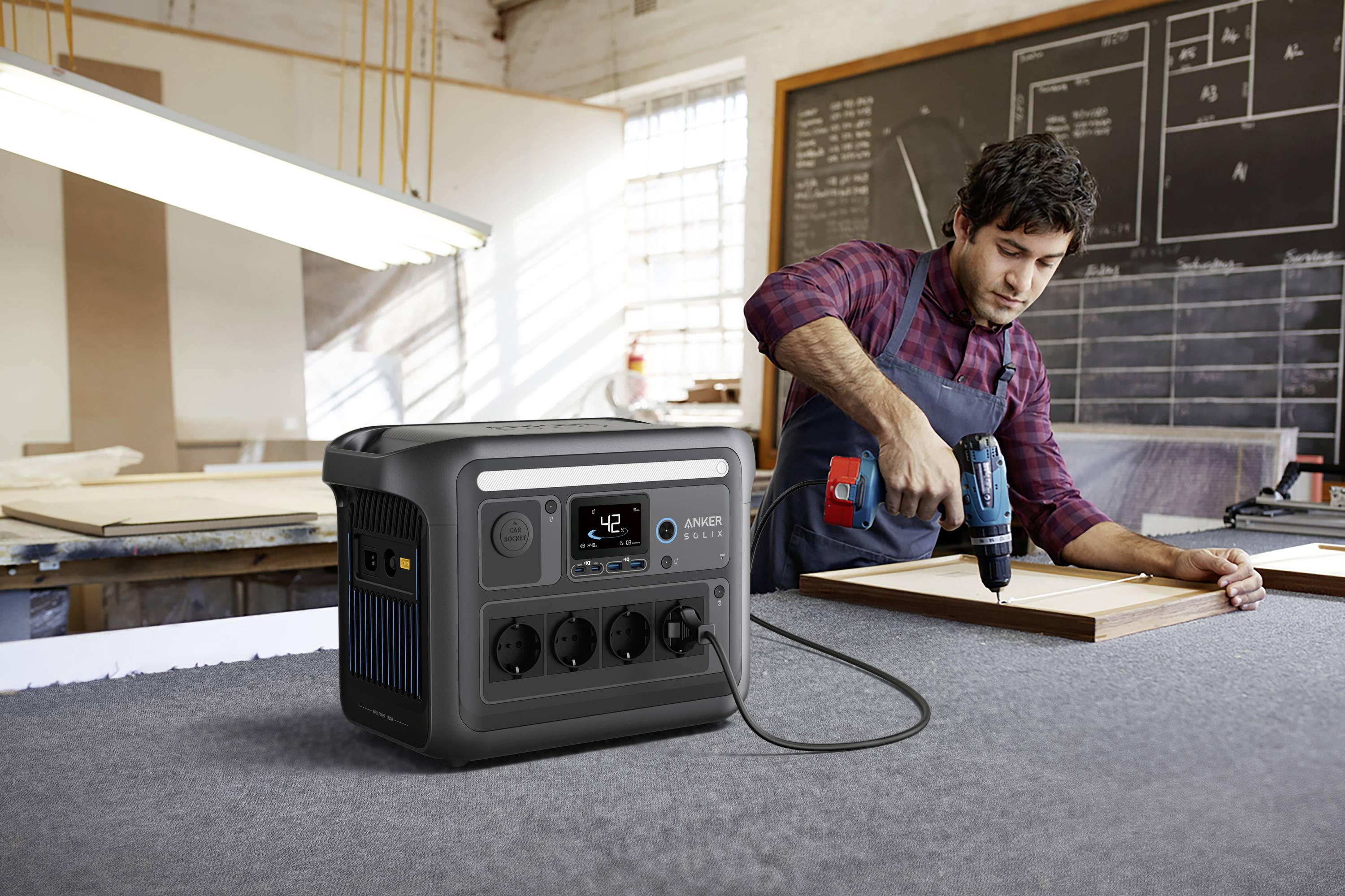 Anker SOLIX C1000X Powerstation Lithiumeisenphosphat Outdoor