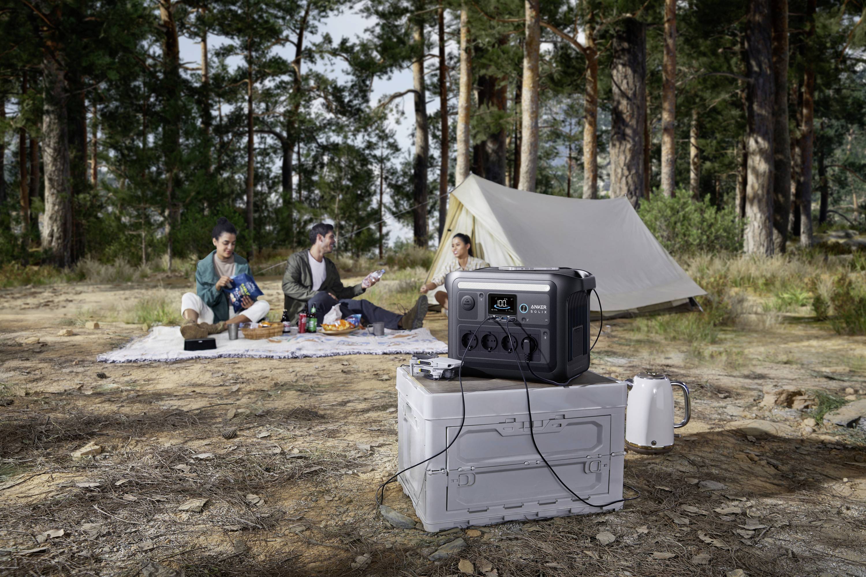 Anker SOLIX C1000X Powerstation Lithiumeisenphosphat Outdoor