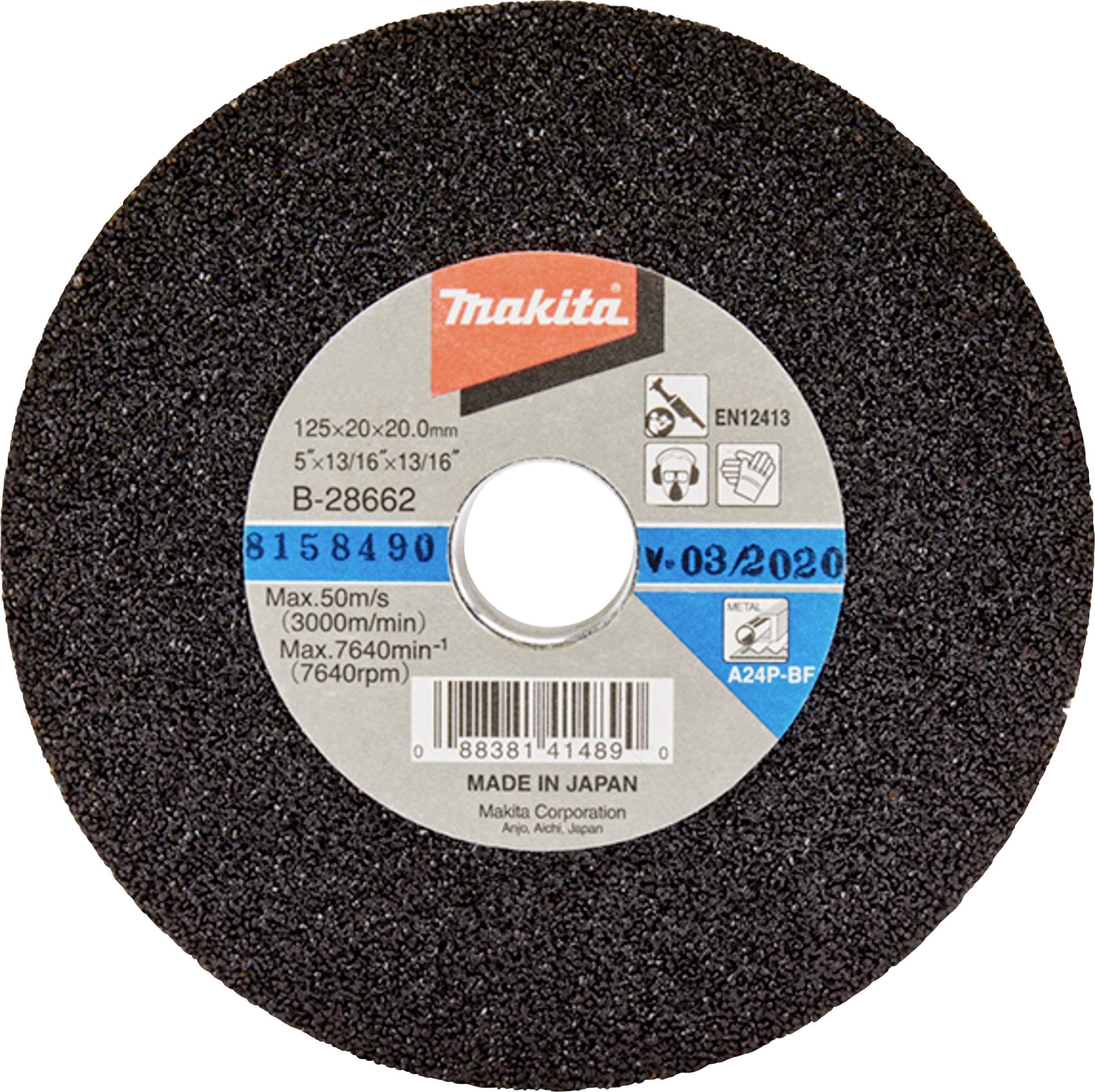 Makita B-28662 Schleifstein K24 125x20x20 B-28662 Durchmesser 125mm 1St.