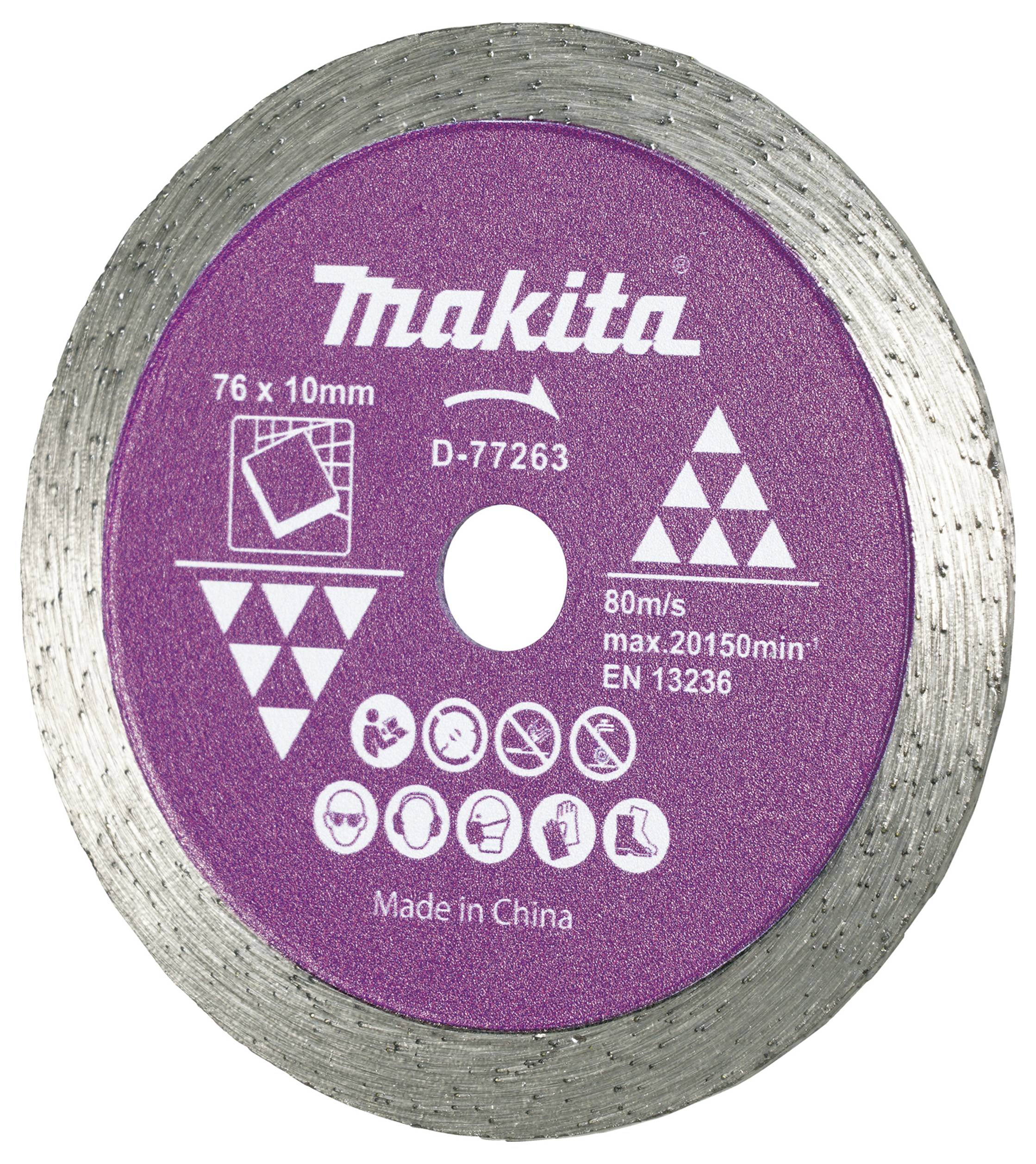 Makita D-77263 Diamanttrennscheibe 76mm 1St.