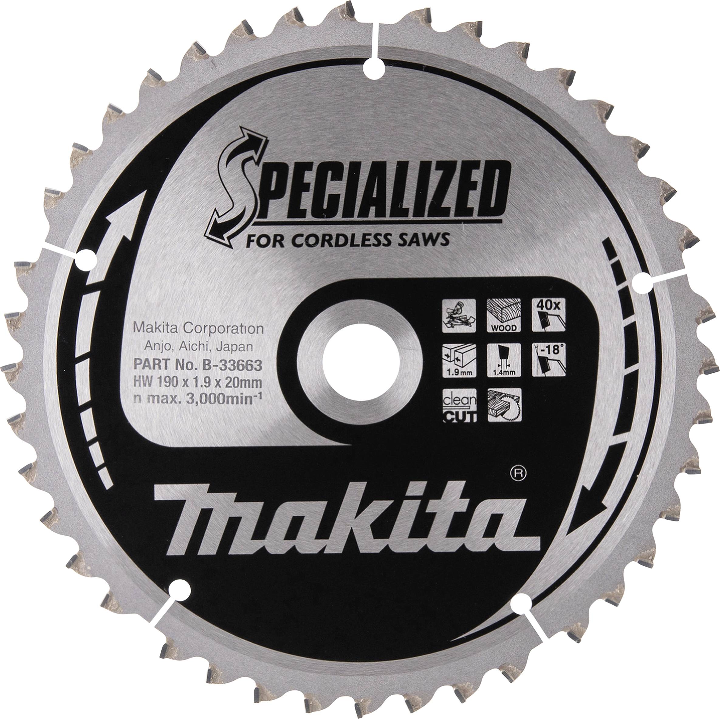 Makita B-33663 Kreissägeblatt 1St.