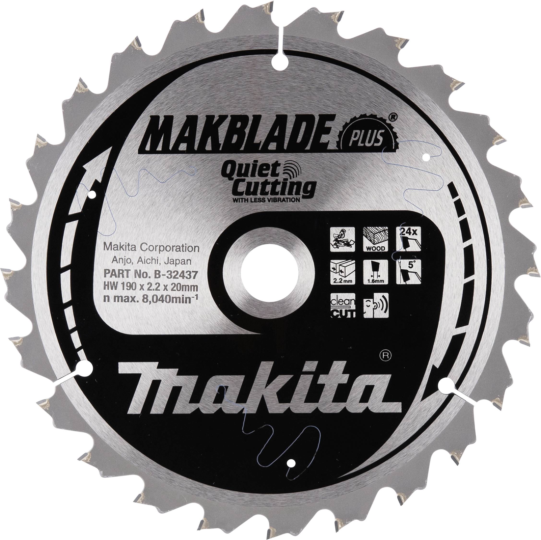 Makita B-32437 Kreissägeblatt 1St.