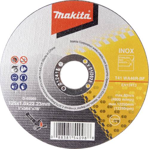 Makita D-65969-50 Trennscheiben-Set 125mm 50St.