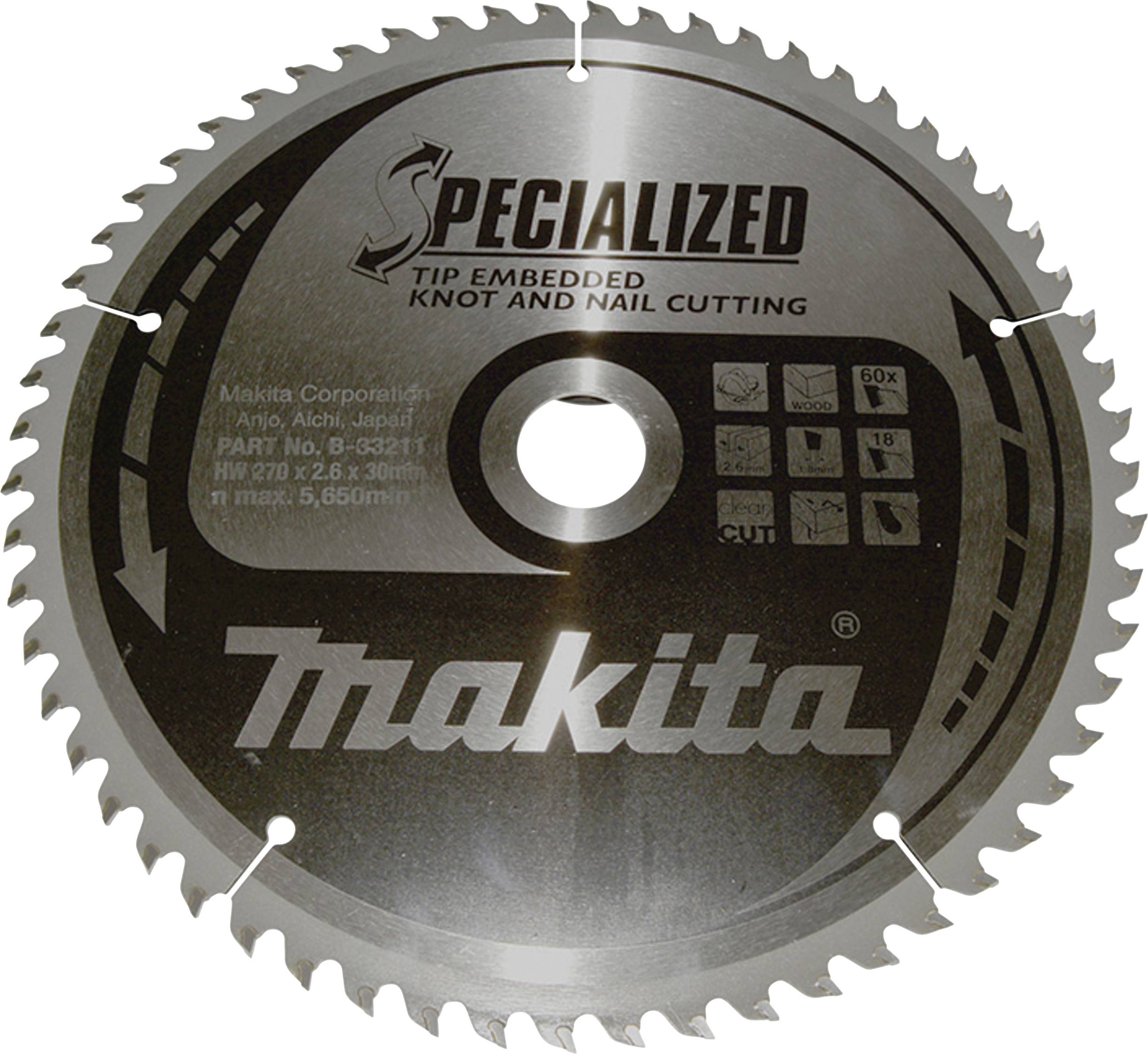 Makita B-33211 Kreissägeblatt 1St.