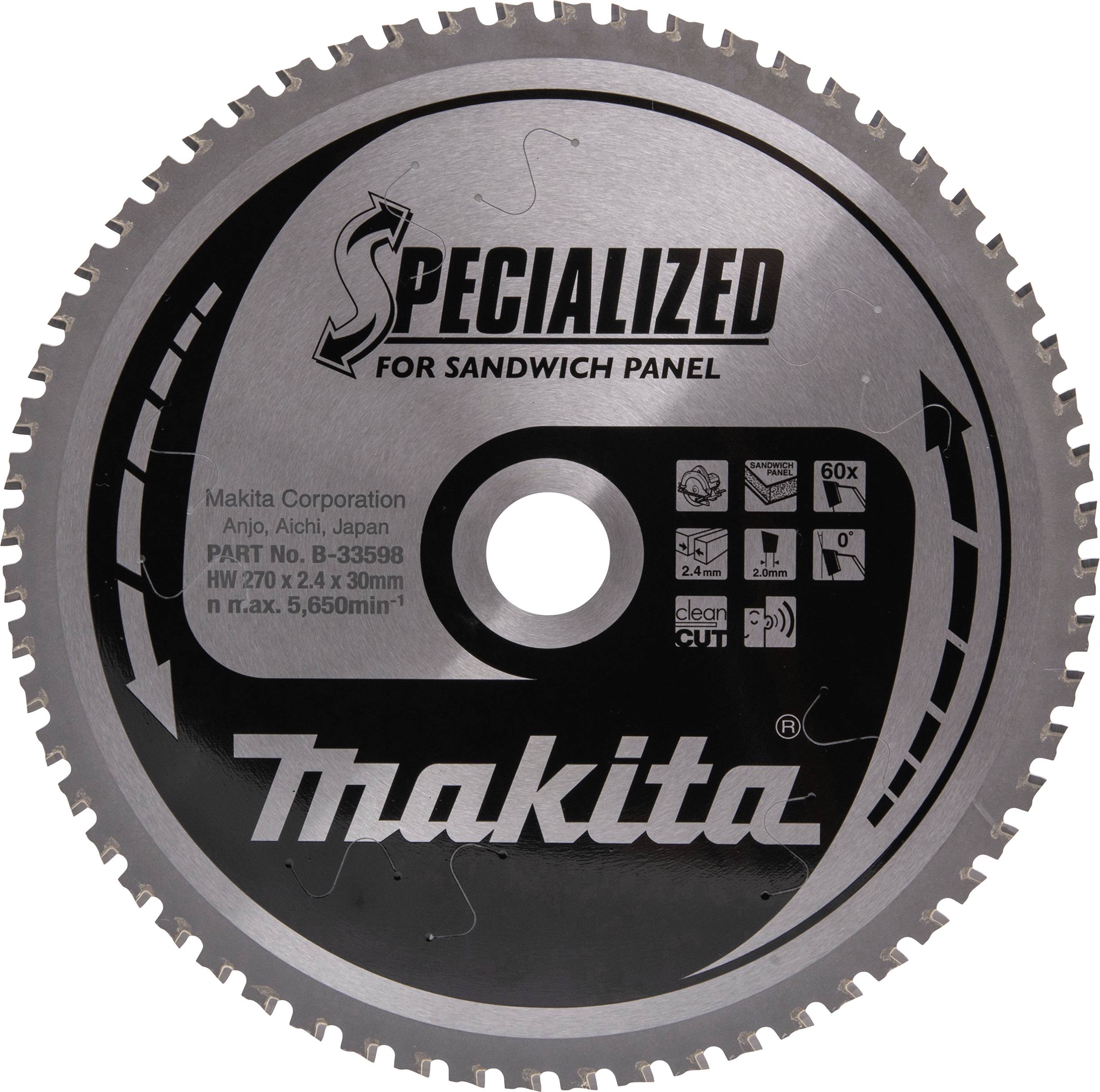 Makita B-33598 Kreissägeblatt 1St.