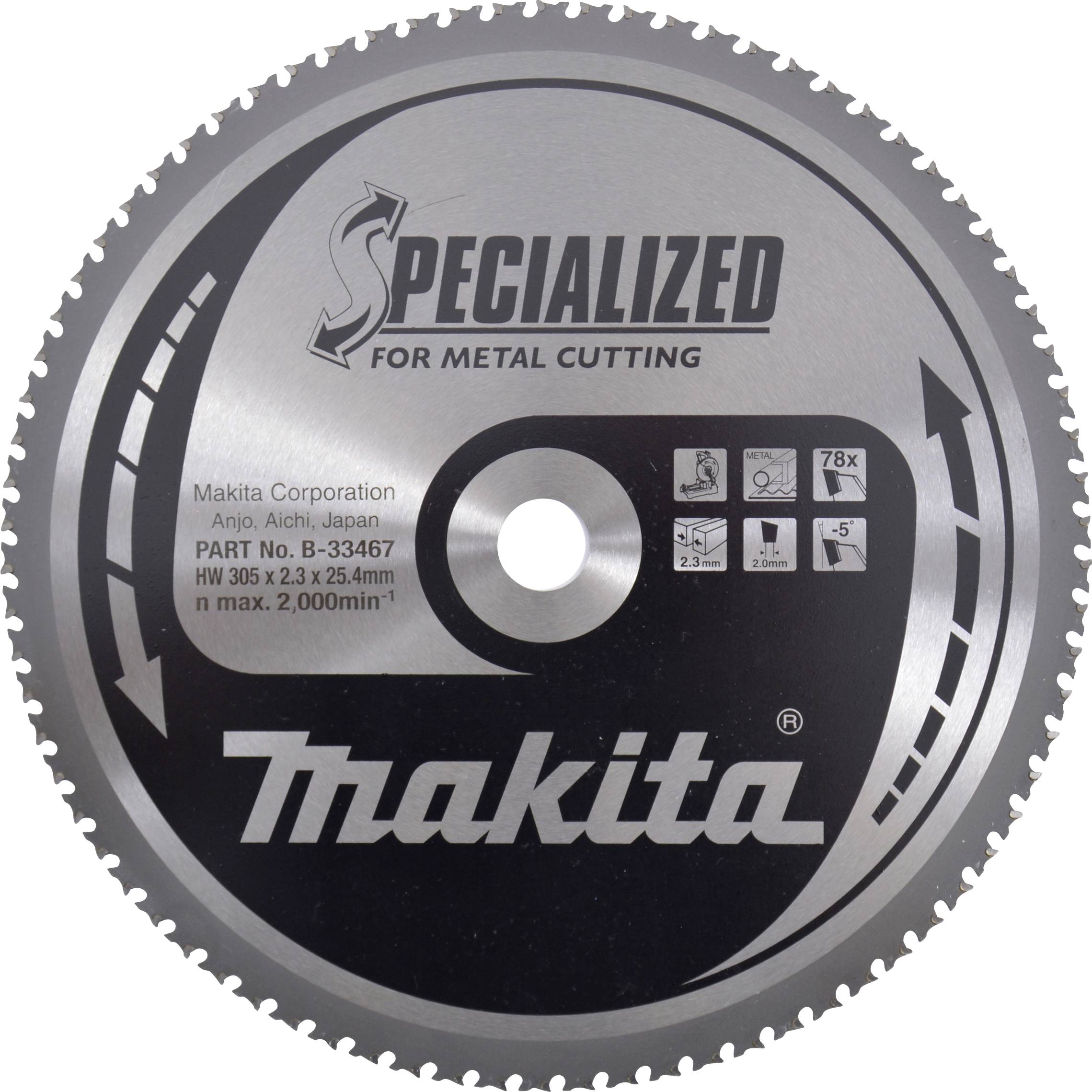 Makita B-33467 Kreissägeblatt 1St.