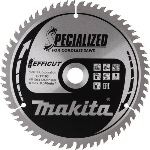 Makita EFFICUT Sägeb.190x20x60Z E-11190
