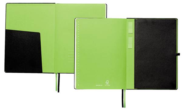 Leitz 44710095 Notizbuch kariert Schwarz Anzahl der Blätter: 80 DIN A4