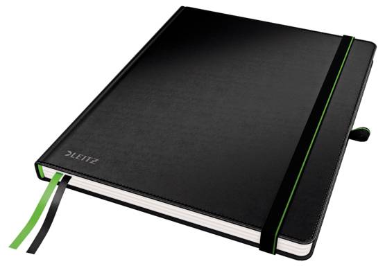 Leitz 44730095 Notizbuch kariert Schwarz Anzahl der Blätter: 80 DIN B5