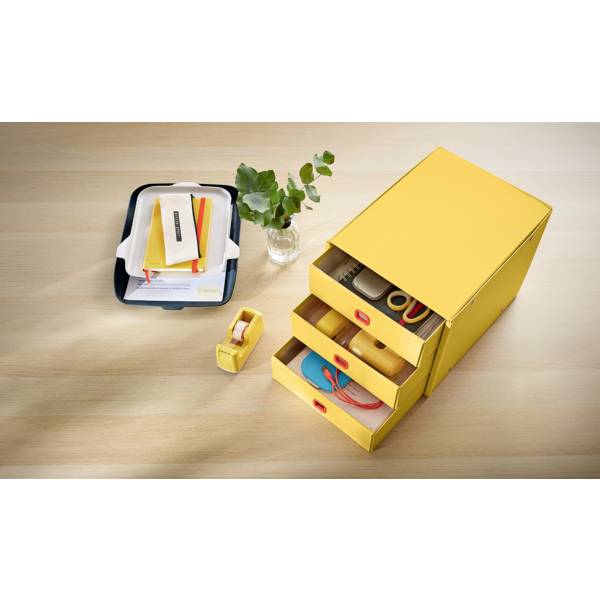 Leitz 44540019 Notizbuch kariert Warmgelb Anzahl der Blätter: 80 DIN A5