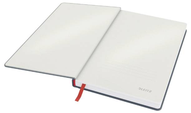 Leitz 44540089 Notizbuch kariert Grau 80 Blatt DIN A5