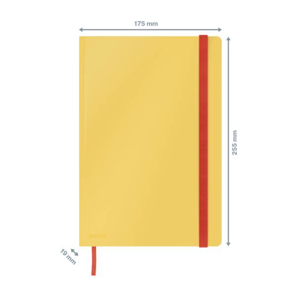 Leitz 44830019 Notizbuch liniert Gelb Anzahl der Blätter: 80 DIN B5