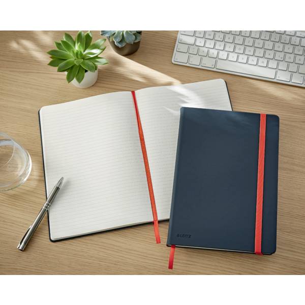 Leitz 44830089 Notizbuch liniert Grau Anzahl der Blätter: 80 DIN B5