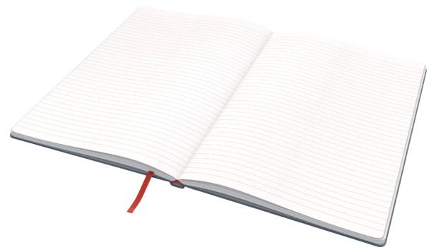 Leitz 44830089 Notizbuch liniert Grau Anzahl der Blätter: 80 DIN B5