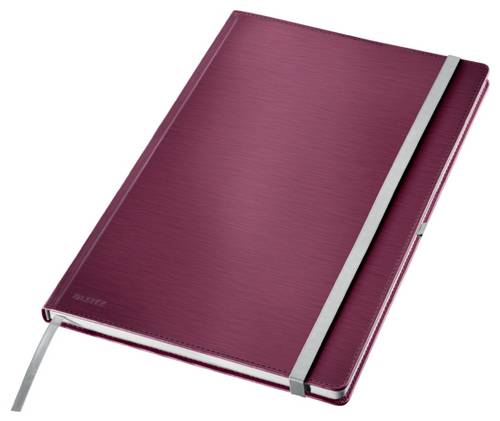 Leitz 44751028 Notizbuch liniert Granat Rot Anzahl der Blätter: 80 DIN A4