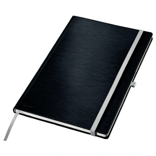 Leitz 44751094 Notizbuch liniert Satin Schwarz Anzahl der Blätter: 80 DIN A4 Leitz 44751094 Notizbuch liniert Satin Schwarz Anzahl der Blätter: 80 DIN A4
