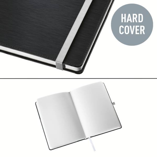 Leitz 44521094 Notizblock blanko Satin Schwarz Anzahl der Blätter: 80 DIN A5