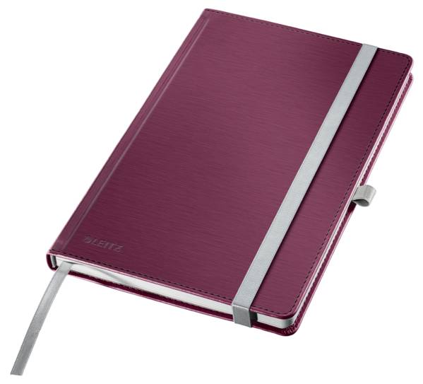 Leitz 44861028 Notizbuch kariert Granat Rot Anzahl der Blätter: 80 DIN A5