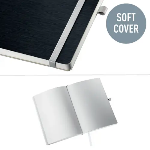 Leitz 44531094 Notizbuch blanko Satin Schwarz Anzahl der Blätter: 80 DIN A5 Leitz 44531094 Notizbuch blanko Satin Schwarz Anzahl der Blätter: 80 DIN A5