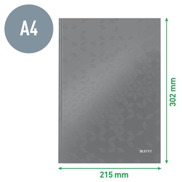 Leitz 46251054 Notizbuch liniert Grün Anzahl der Blätter: 80 DIN A4