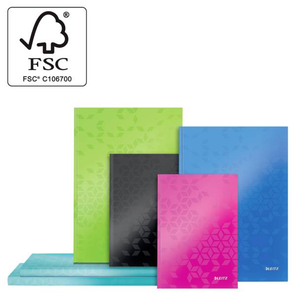 Leitz 46251054 Notizbuch liniert Grün Anzahl der Blätter: 80 DIN A4