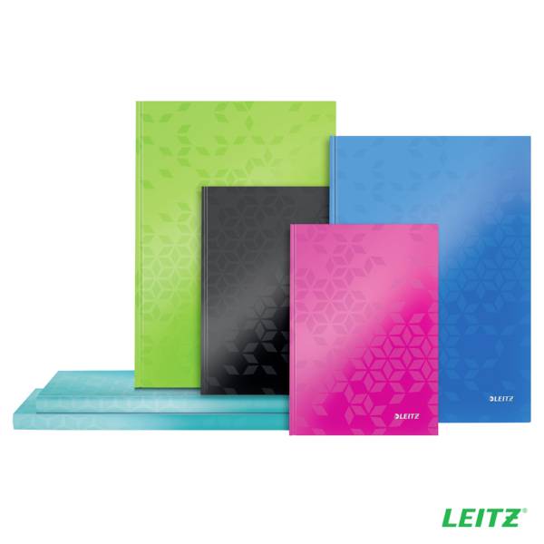 Leitz 46281054 Notizbuch kariert Grün Anzahl der Blätter: 80 DIN A5