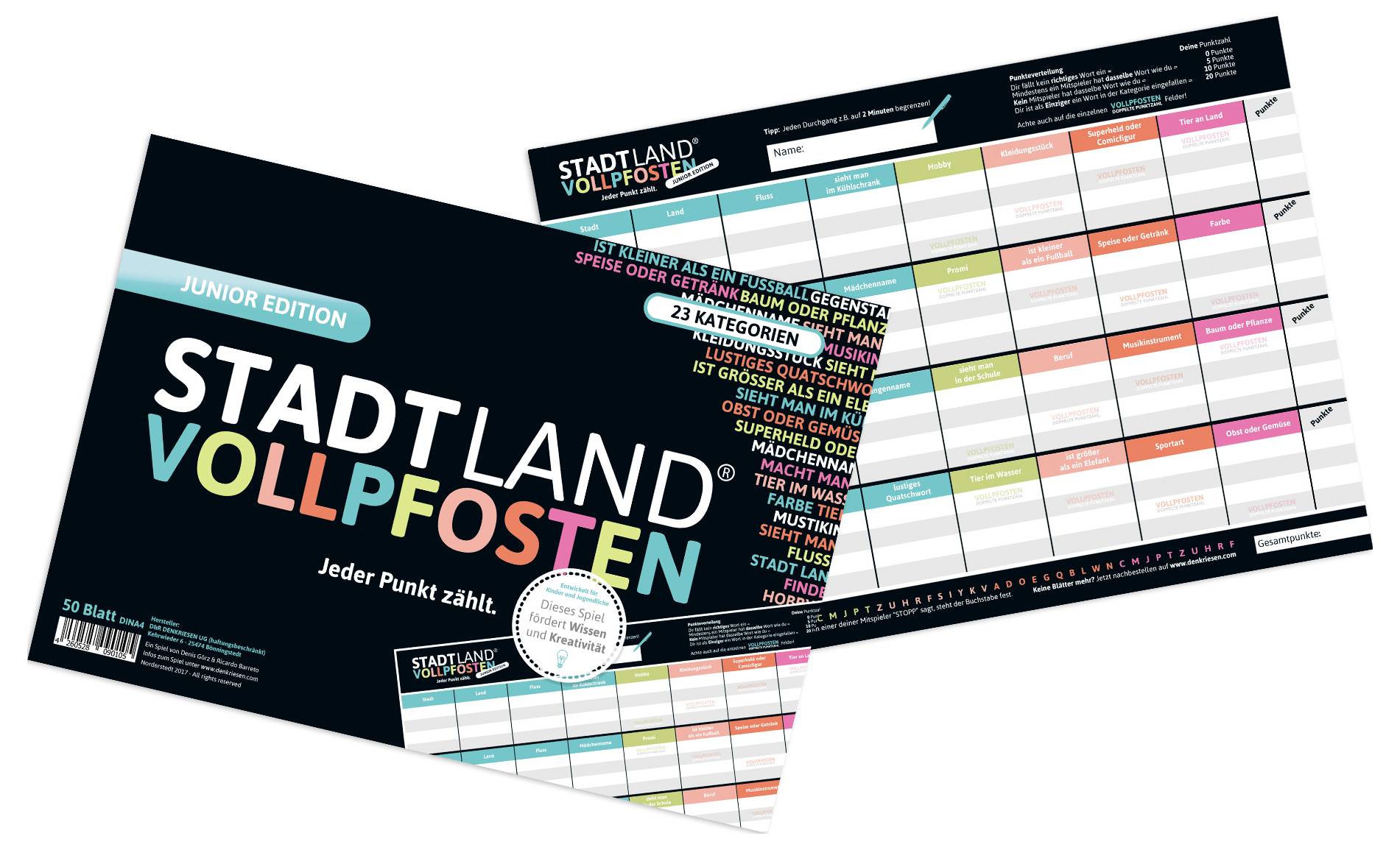 D&R Denkriesen STADT LAND VOLLPFOSTEN® Junior DEN09010