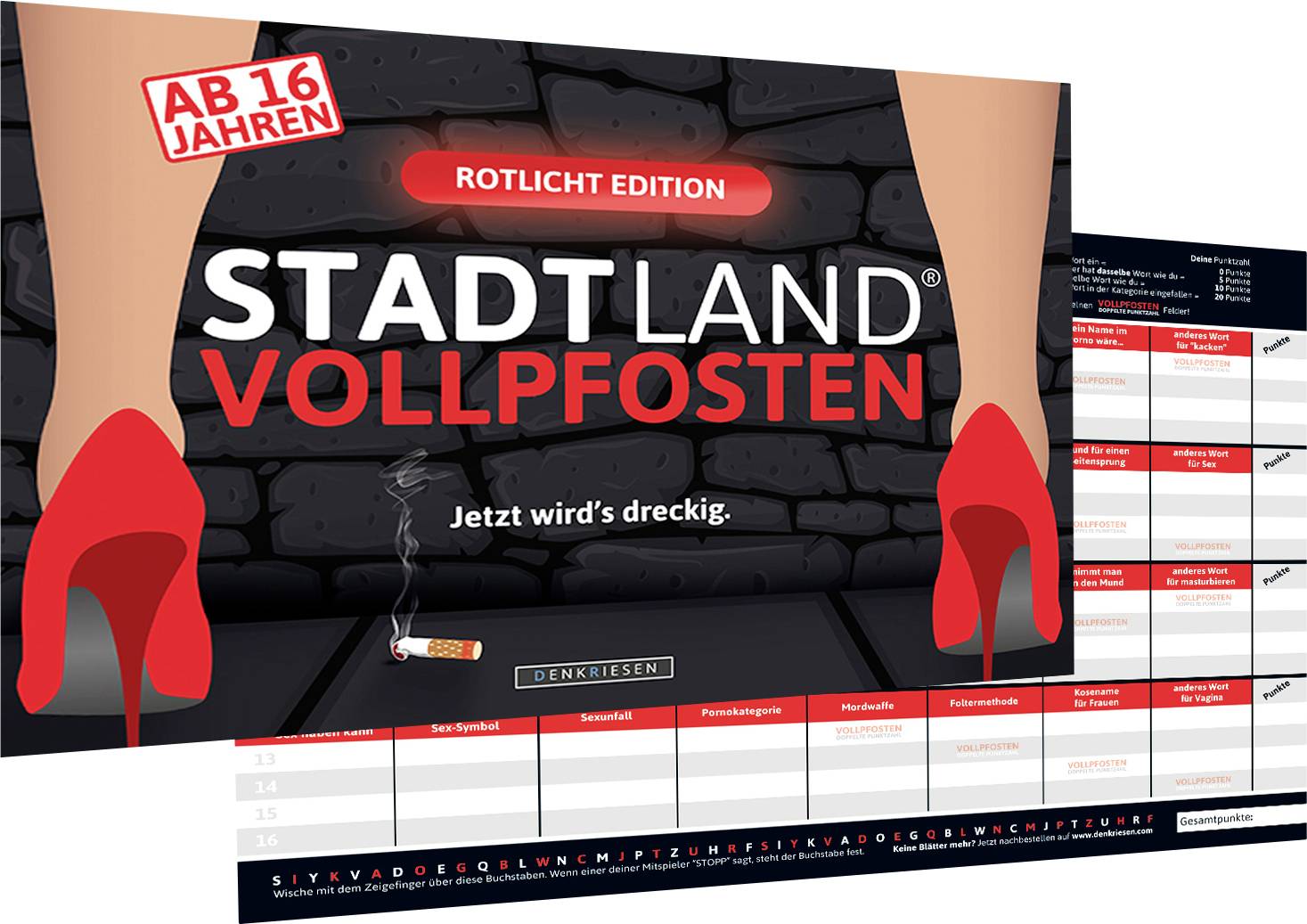 D&R Denkriesen STADT LAND VOLLPFOSTEN® Rotlicht DEN09031