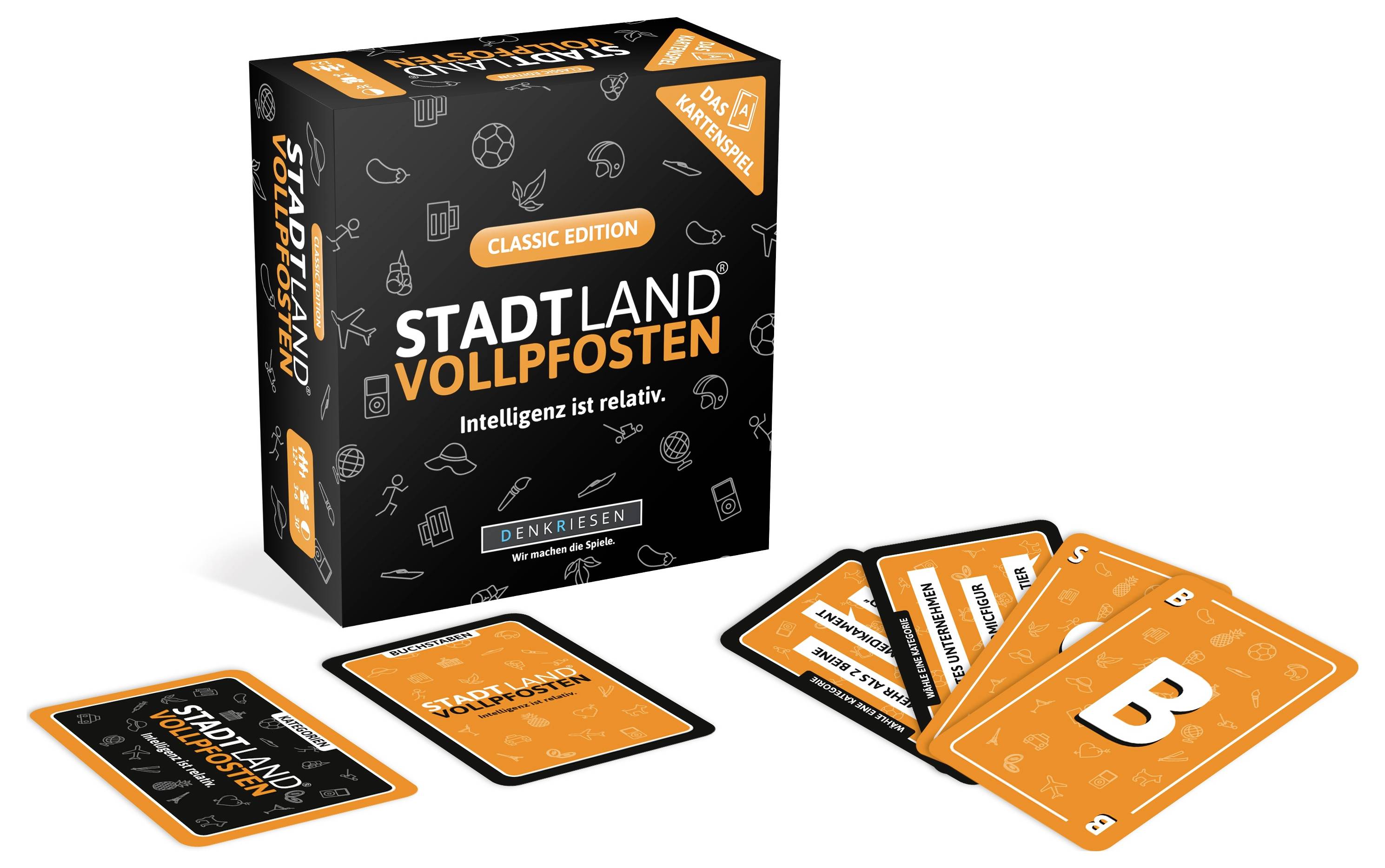 D&R Denkriesen STADT LAND VOLLPFOSTEN Kartenspiel Class DEN09051 Anzahl Spieler (max.): 6