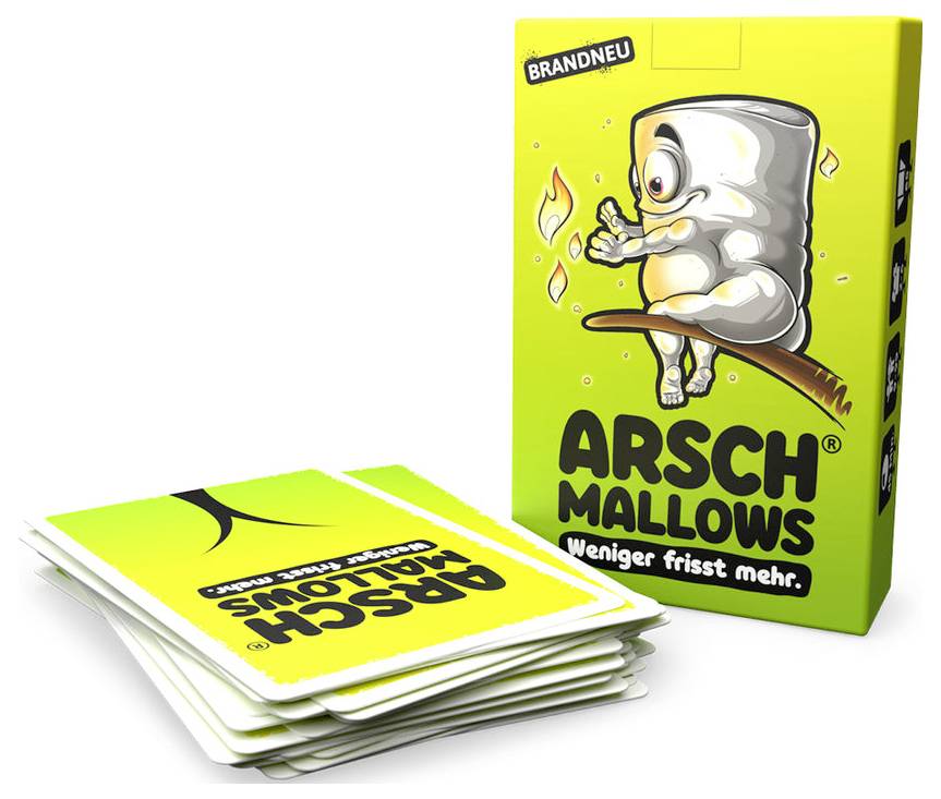 D&R Denkriesen ARSCHMALLOWS - weniger frisst mehr 4260528094042 Anzahl Spieler (max.): 6