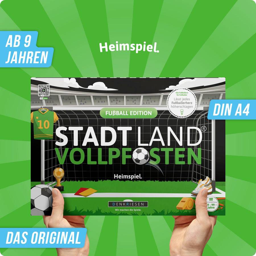 D&R Denkriesen STADT LAND VOLLPFOSTEN®- Fußball Edition 4260528094677 Anzahl Spieler (max.): 50