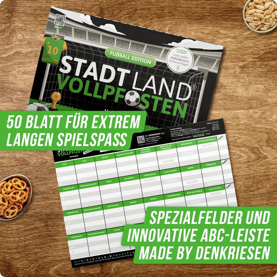 D&R Denkriesen STADT LAND VOLLPFOSTEN®- Fußball Edition 4260528094677 Anzahl Spieler (max.): 50