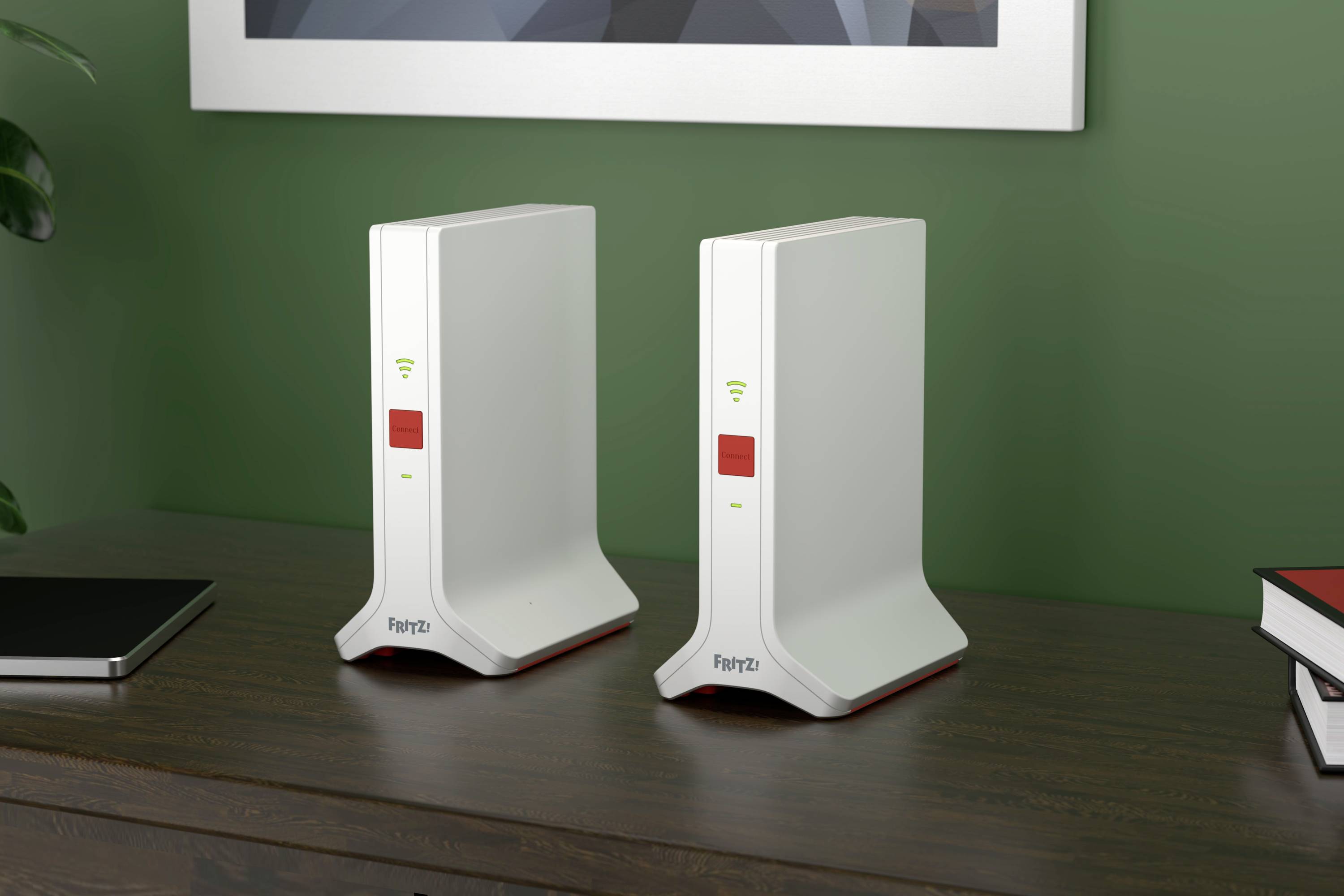 Fritz! WLAN Repeater FRITZ!Mesh Set 4200 2er-Set 20003108 LAN 10/100/1000 MBit/s Mesh-fähig