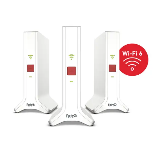 AVM WLAN Repeater FRITZ!Mesh Set 4200 3er-Set 20003107 LAN 10/100/1000MBit/s Mesh-fähig AVM WLAN Repeater FRITZ!Mesh Set 4200 3er-Set 20003107 LAN 10/100/1000MBit/s Mesh-fähig