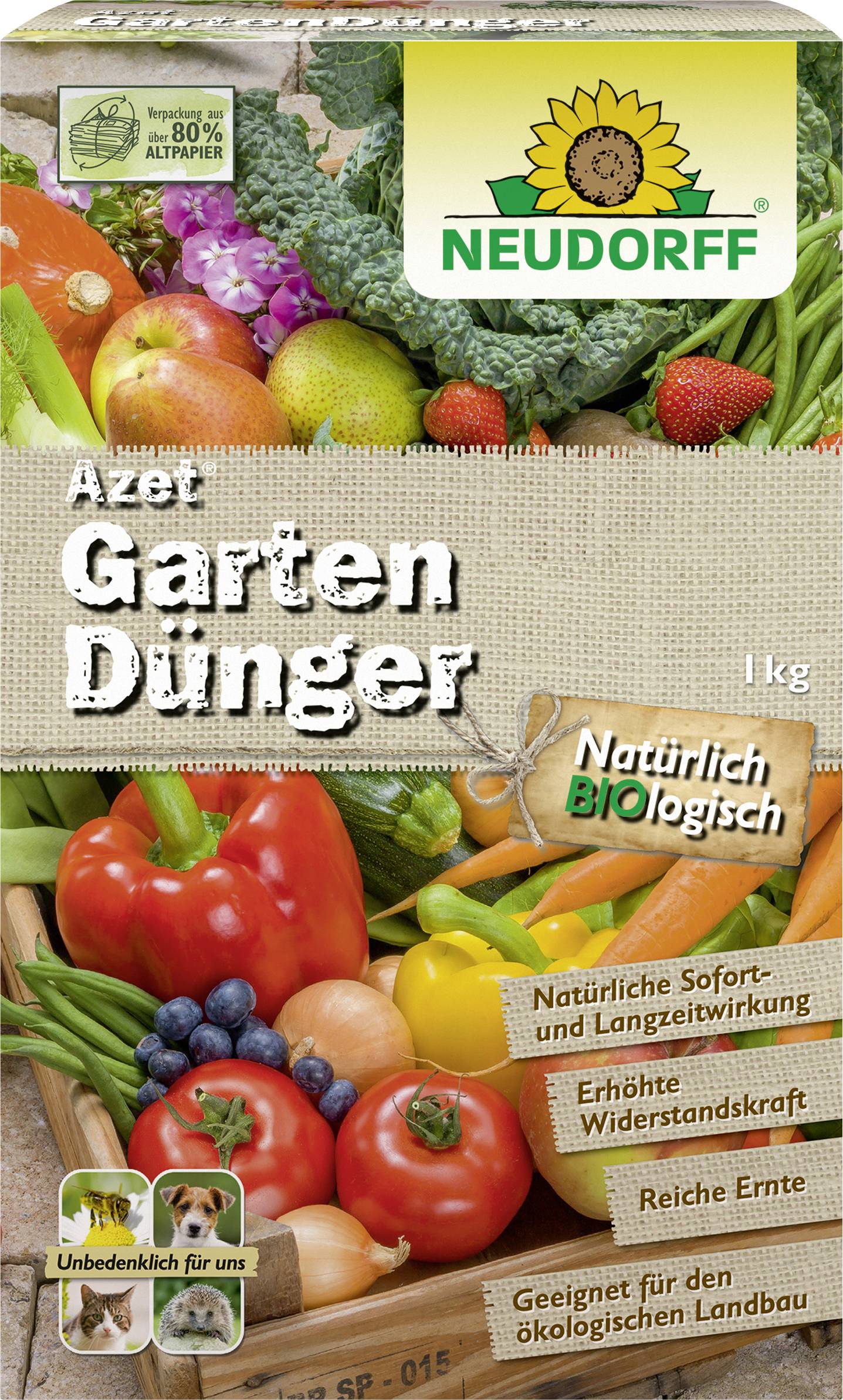 Neudorff 00130 Azet Gartendünger 1kg