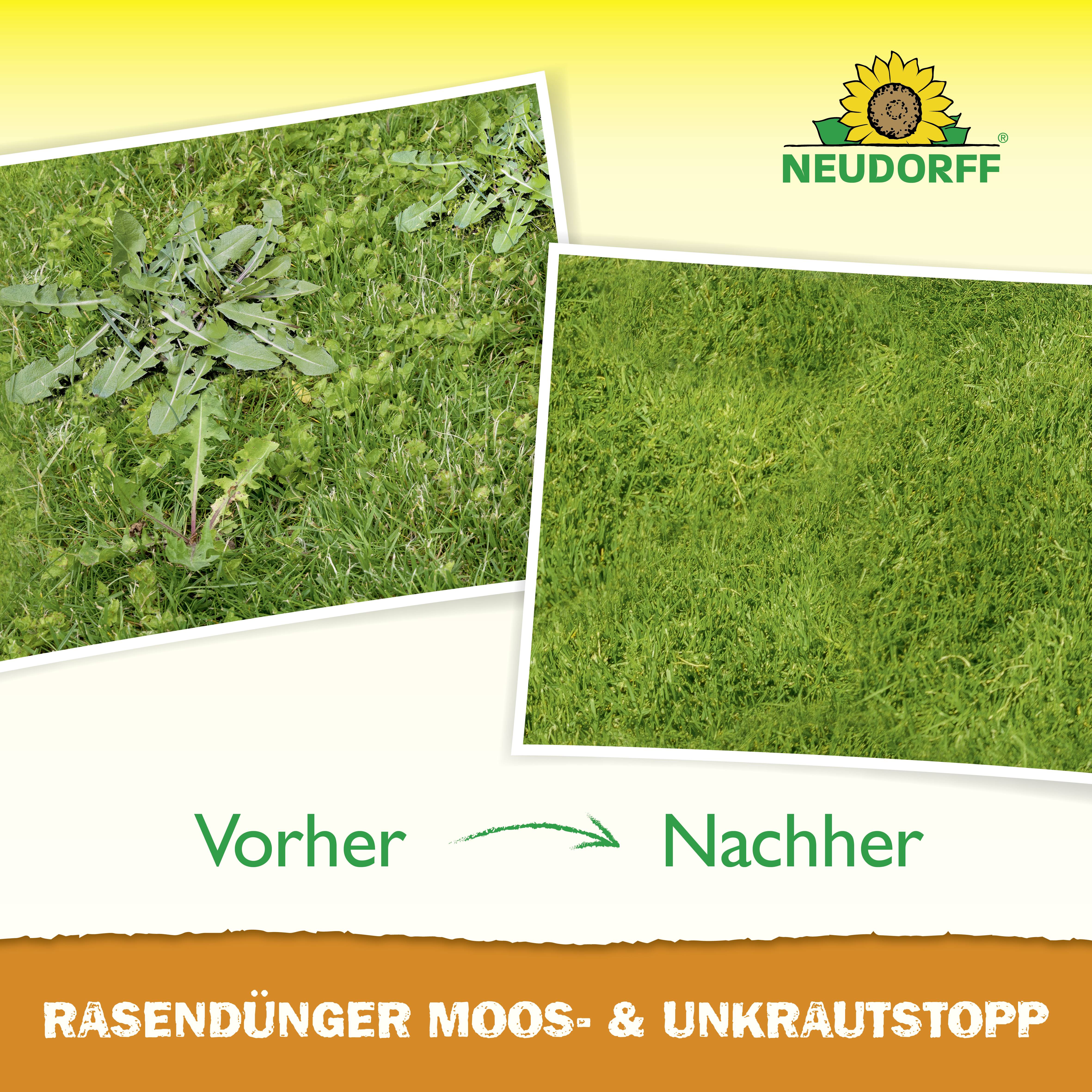 Neudorff 01281 Azet Rasendünger Moos- & Unkraut-Stopp 1l