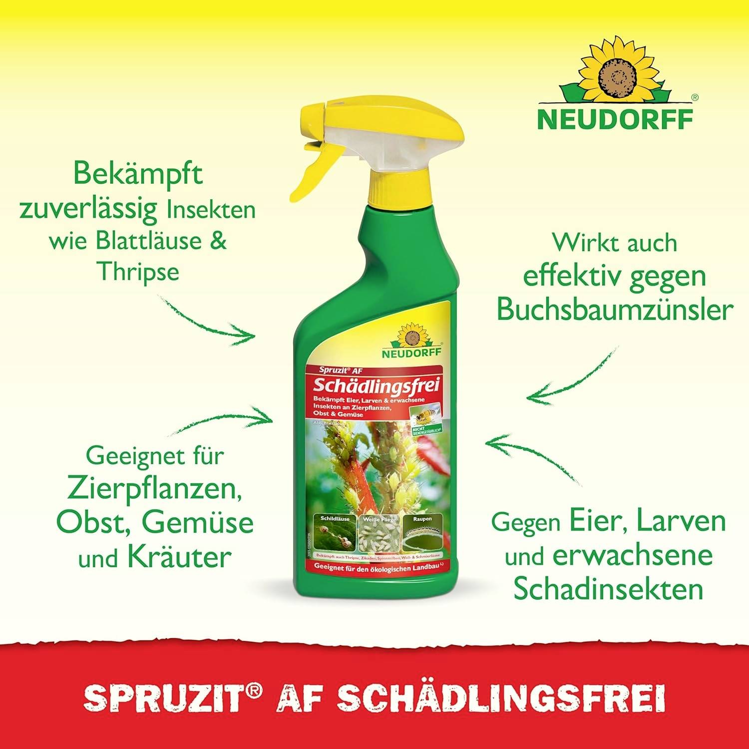 Neudorff 00457 Spruzit AF Schädlingsfrei 500ml