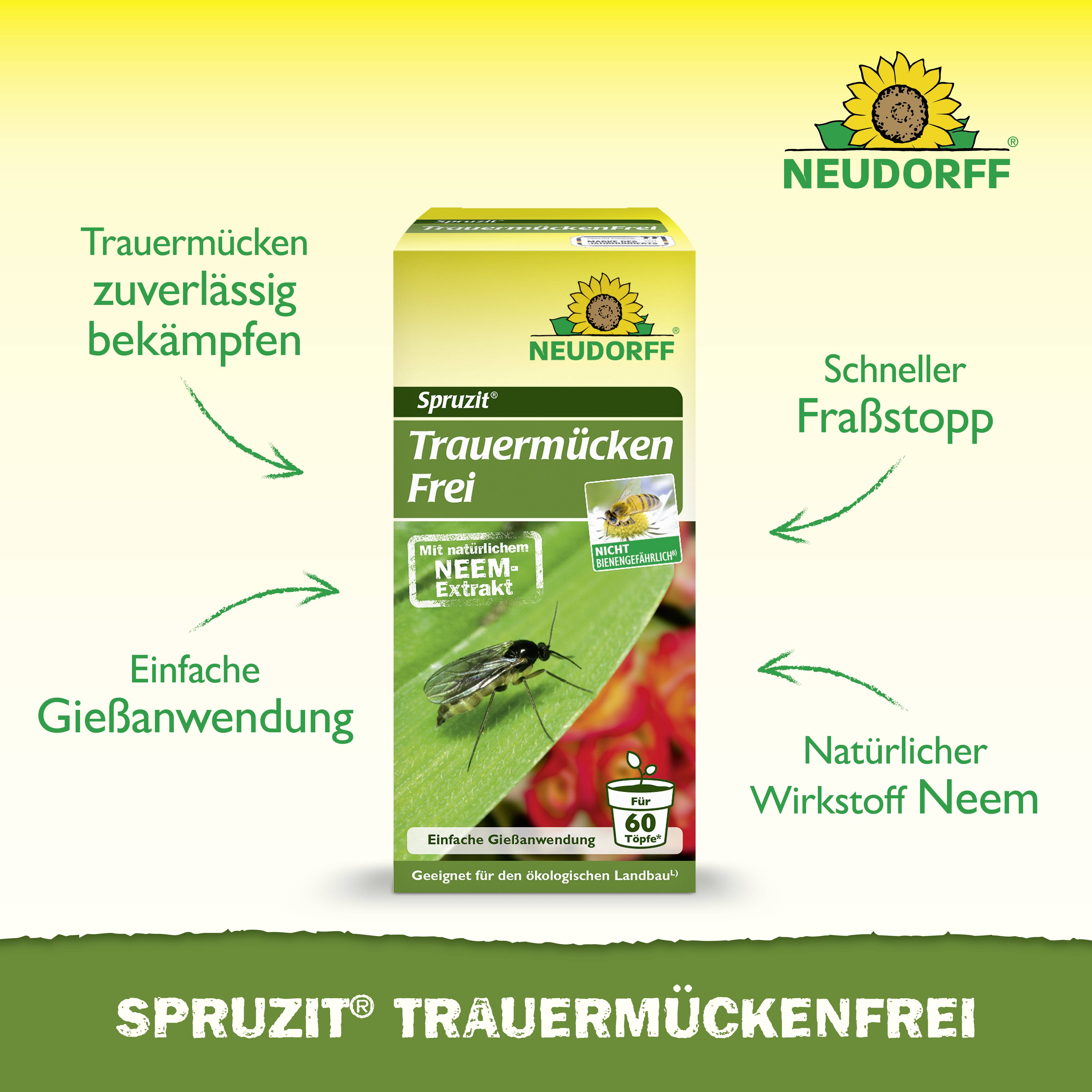 Neudorff 01345 Spruzit Trauermückenfrei 30ml